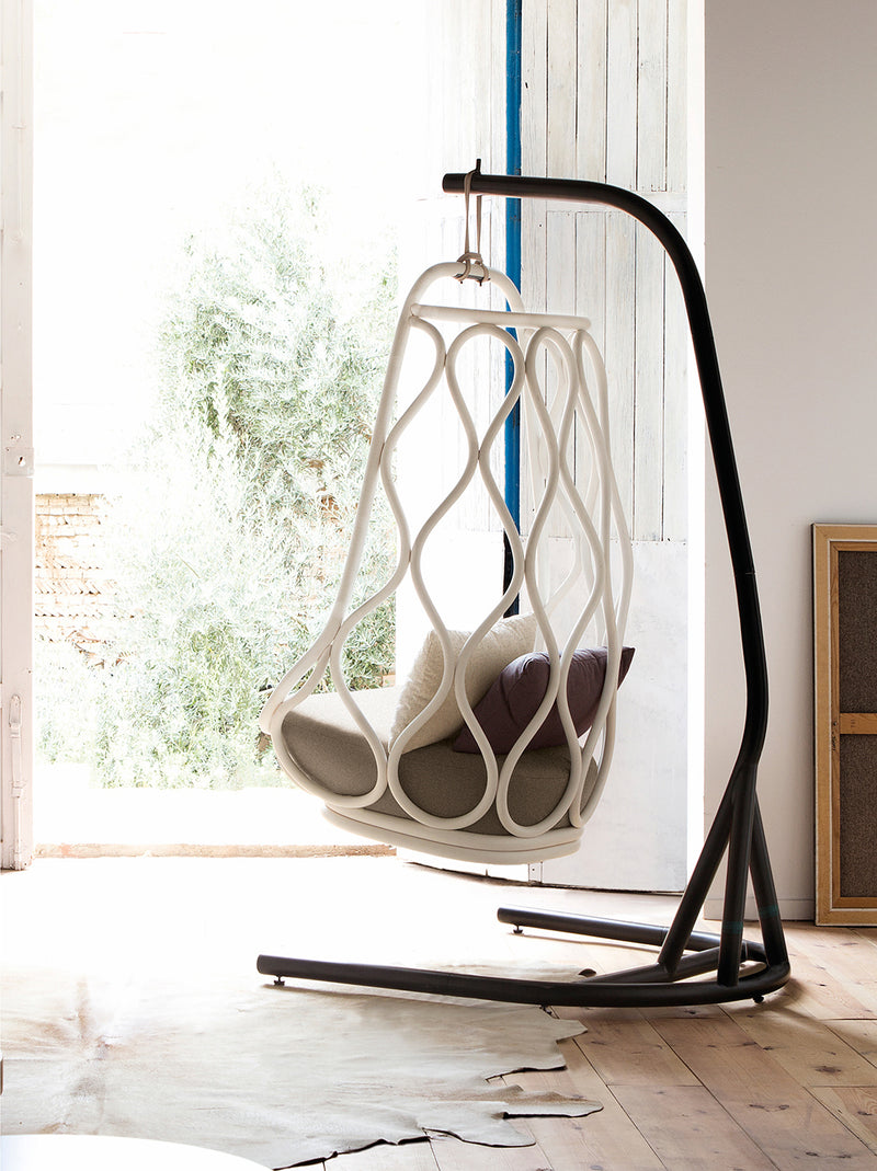 NAUTICA Vanjska stolica na ljuljanje s bazom