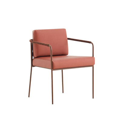 NIDO Outdoor stackable hand-woven dining armchair