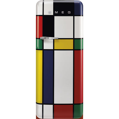 50's STYLE Dekorirani specijalni hladnjak - Multicolor