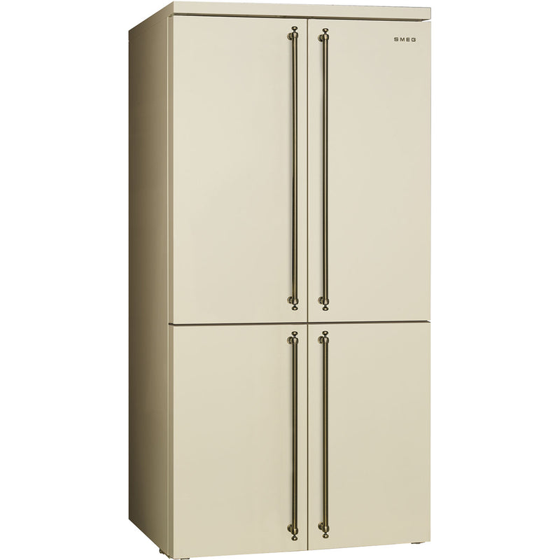 COLONIALE Free standing refrigerator, 4 Doors, Cream