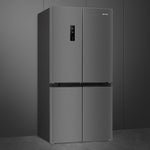 UNIVERSALE Free standing refrigerator, 4 Doors, Dark grey