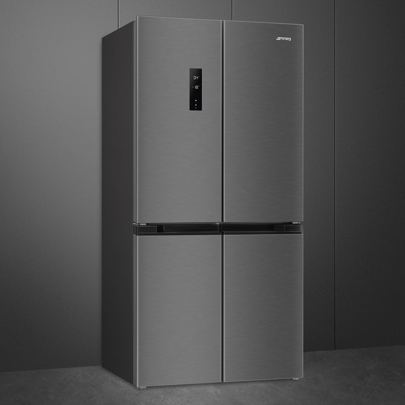 UNIVERSALE Free standing refrigerator, 4 Doors, Dark grey
