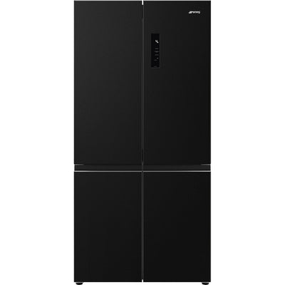 UNIVERSALE Free standing refrigerator, 4 Doors, Black