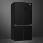 UNIVERSALE Free standing refrigerator, 4 Doors, Black