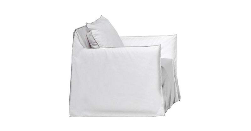 GHOST OUT 09 Upholstered armchair with removable covers
