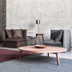 GRAY Round coffee table