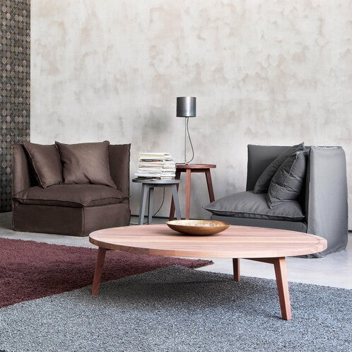 GRAY Round coffee table