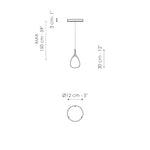 GOCCE Chandelier crystal droplets