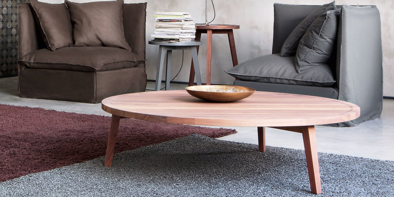 GRAY Round coffee table