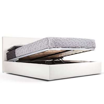 AGRON Tapecirani krevet sa spremnikom i podnicom