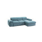 LIKA Sofa-bed with pull-out pouffes and container