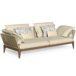 CRUISE Teak outdoor 3 seater sofa