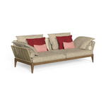 CRUISE Teak outdoor 3 seater sofa