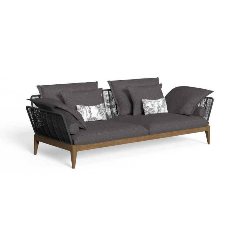 CRUISE Teak outdoor 3 seater sofa