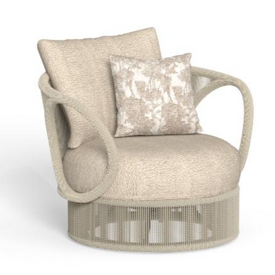 KAREN Outdoor Swivel armchair
