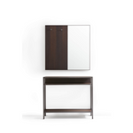 LINA Konzolni stol s ladicama i ogledalom/ručkama za vješalice