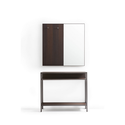 LINA Console table with drawers and mirror/coat hanger knobs