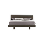 CHARLIE Wooden bed with floor-standing storage base
