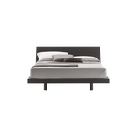 CLIO Wooden bed with floor-standing storage base