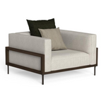 CLEOSOFT Drvena dnevna fotelja