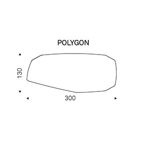SENATOR KERAMIK Blagovaonski stol u obliku poligona