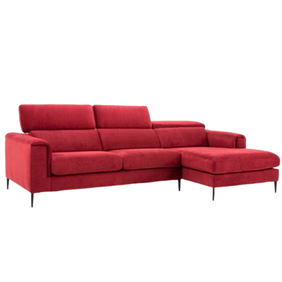 COMFORT 3 seater sofa with adjustable headrest