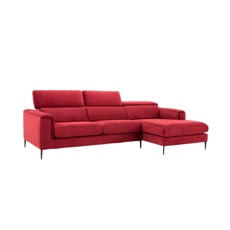 COMFORT 3 seater sofa with adjustable headrest