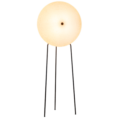 RIFICOLONA FLOOR Podna svjetiljka s abažurom i crnim metalnim postoljem