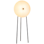 RIFICOLONA FLOOR Podna svjetiljka s abažurom i crnim metalnim postoljem