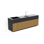 TIKAL Vanjska kuhinja, roštilj + sudoper + neutralna radna ploča