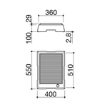 FREESTANDING THALAS HOB, 40 cm - Samostojeća ploča