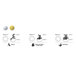 FRUTTETI Kristalna zdjela za voće s uklonjivim ugraviranim metalnim ukrasom