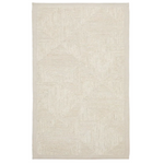 SICALI Bijeli tepih od jute 160 x 230 cm
