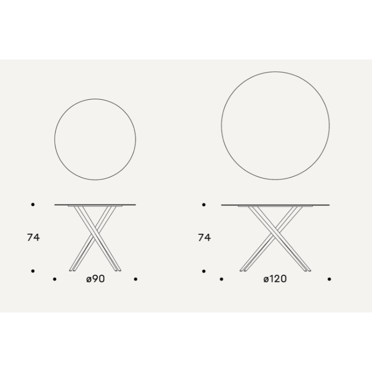 Okrugli stol EVA Outdoor