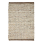 ARPE Beige jute jacquard rug 160 x 230cm
