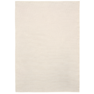 MASCARELL Rug, cotton and polyester in white, 200 x 300 cm
