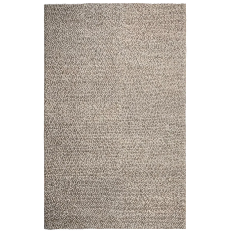 LUBRIN Rug in grey wool, 200 x 300 cm