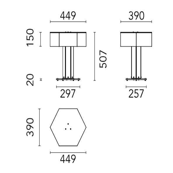SUPERWIRE T stolna lampa