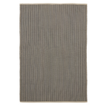 SATANCA Bež i crni prugasti tepih od sintetičkih vlakana 160 x 230 cm