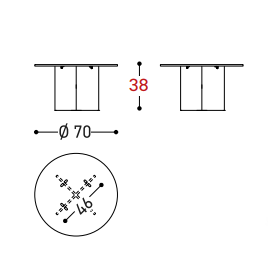 BELT AIR Coffee table