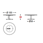 FLEXION Vanjski klub stolić