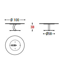 FLEXION Vanjski klub stolić