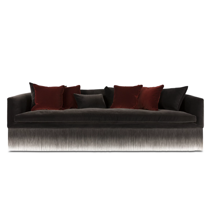 AMAMI Sofa dressed in heart-warming velvet