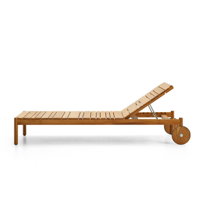 BARCODE Sunbed with wheels
