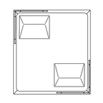 SUNMOON Vanjska ležeća sofa