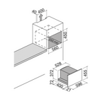 Icon Glass built-in compact coffee machine