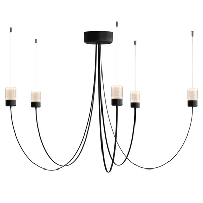 GRAVITY CHANDELIER  lamp 5 lights