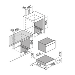 Icon čelična ugradbena ladica za grijanje