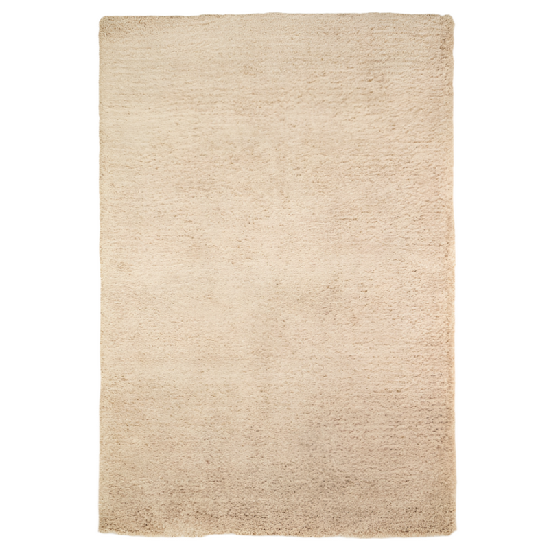 NEADE Rug, cotton and polyester in beige, 200 x 300 cm