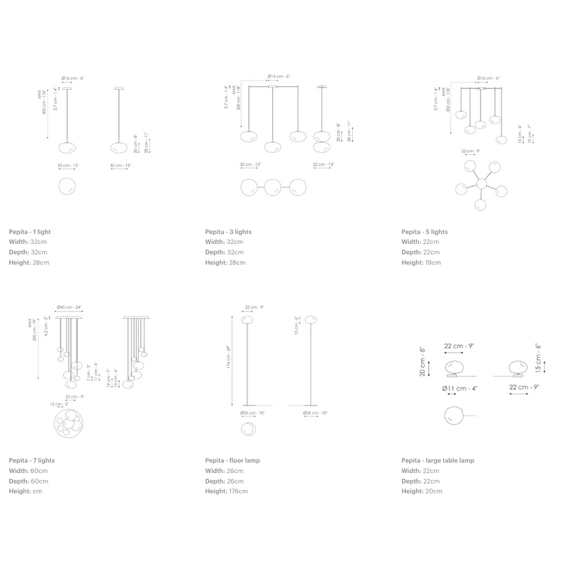PEPITA Stropne svjetiljke